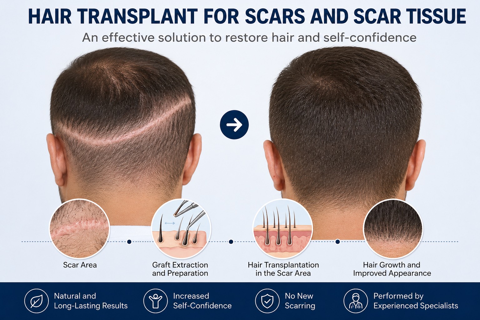 Hair Transplantation Over Scars: Is It Possible for Hair to Grow on Damaged Skin?